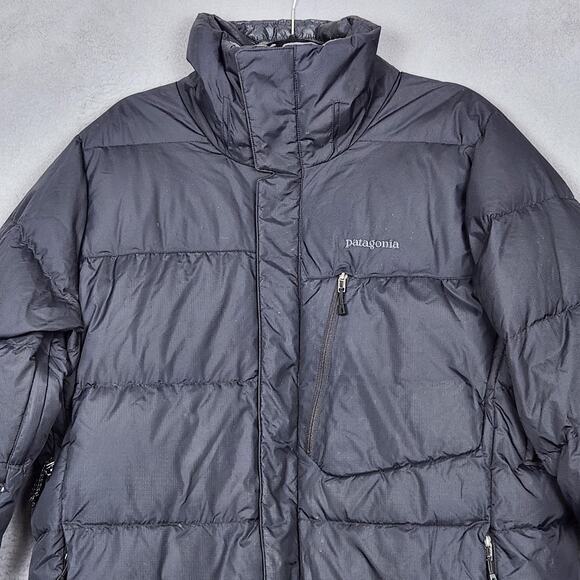Patagonia Rubicon Down Jacket Mens Medium Black Down Puffer RECCO Ski 30557 - Picture 5 of 16